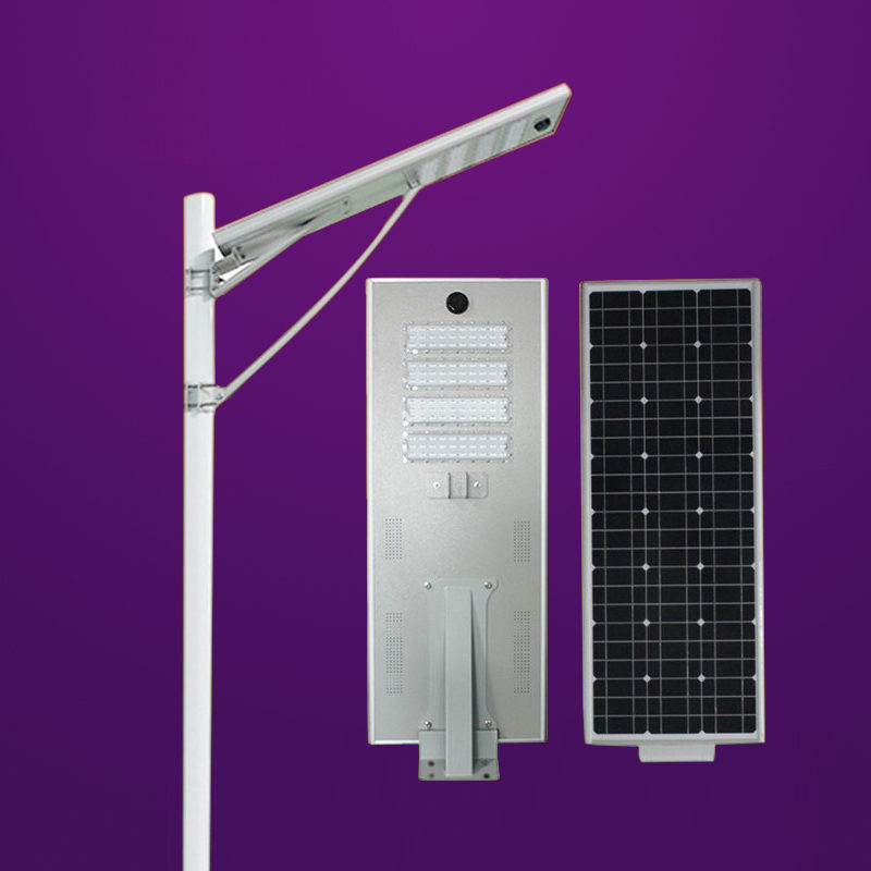 120W all-in-one solar street lights