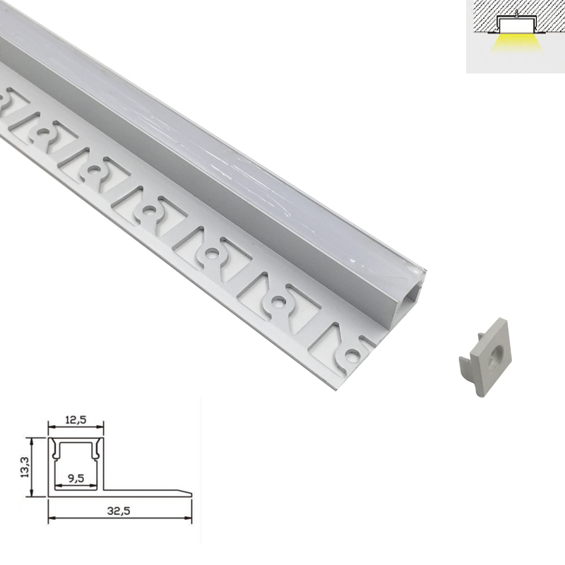 Gypsum Ceiling LED Aluminum Profile