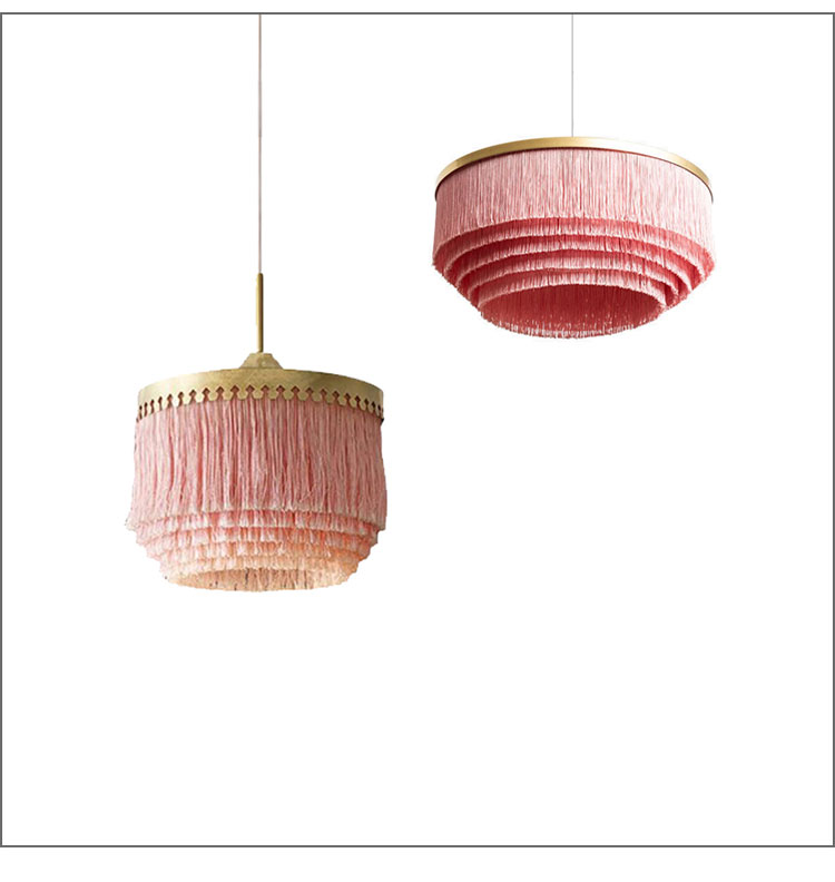 Modern Tassel Pendant Light