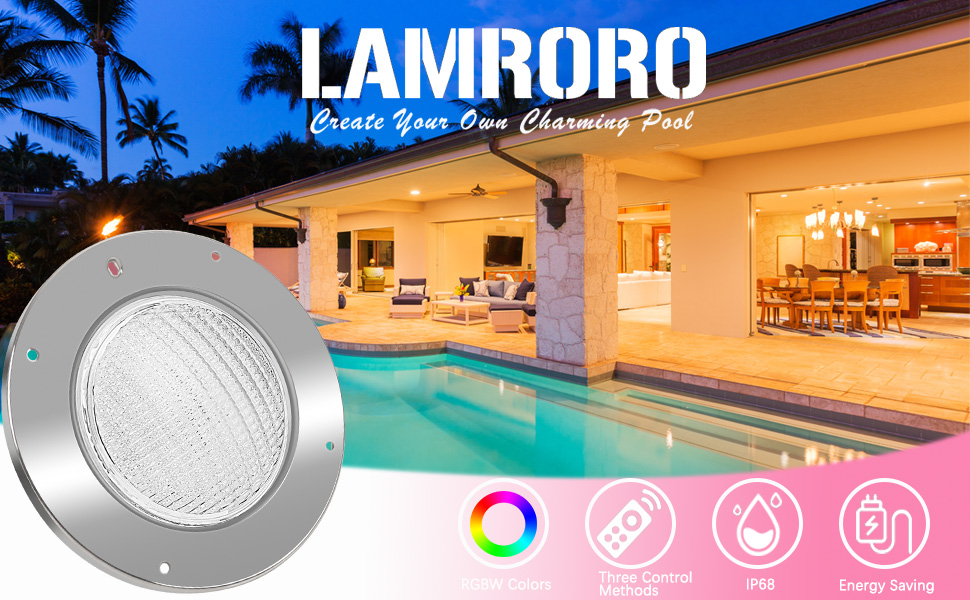 led inground pool lights
