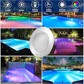 led inground pool lights