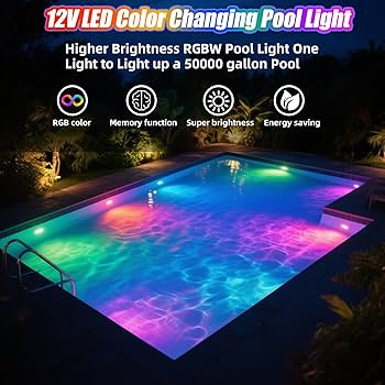 changing pool light