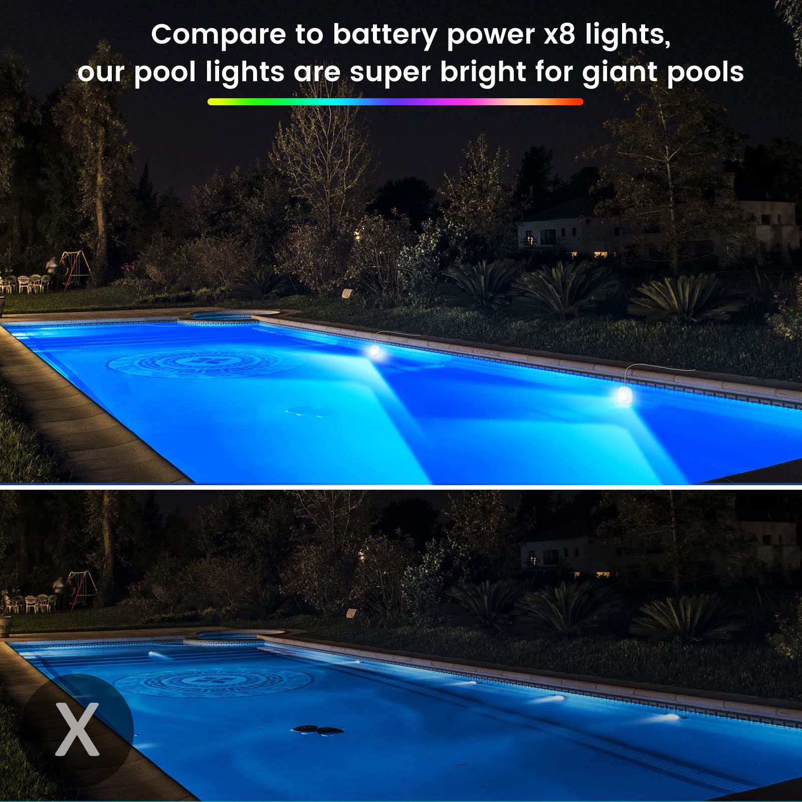 pool light for above ground pool