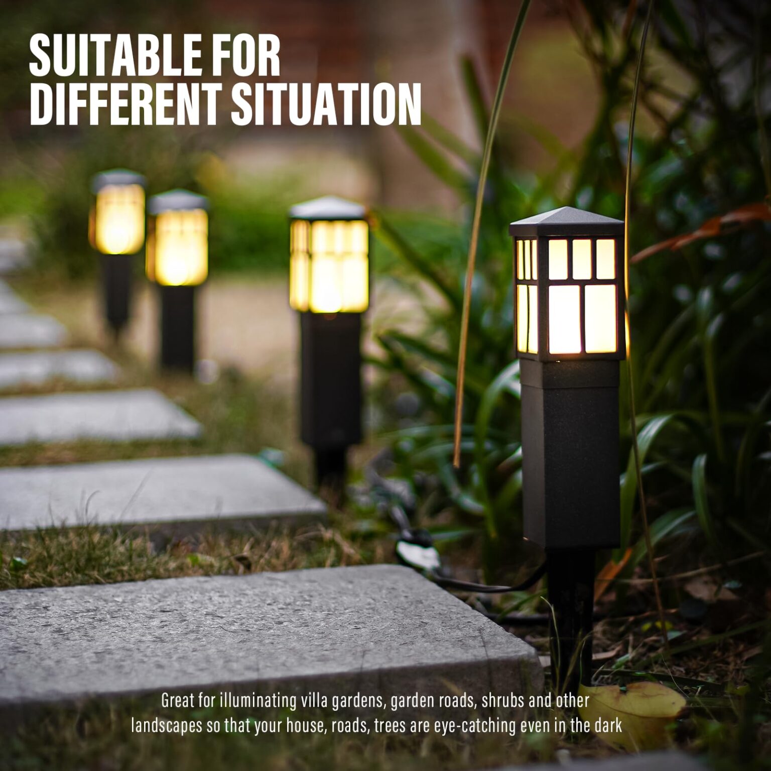 outdoor path lighting details
