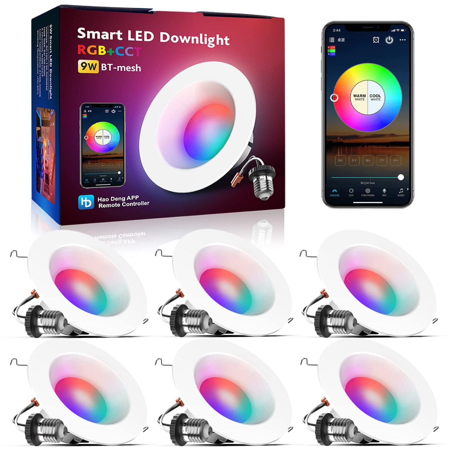 led 6 recessed details