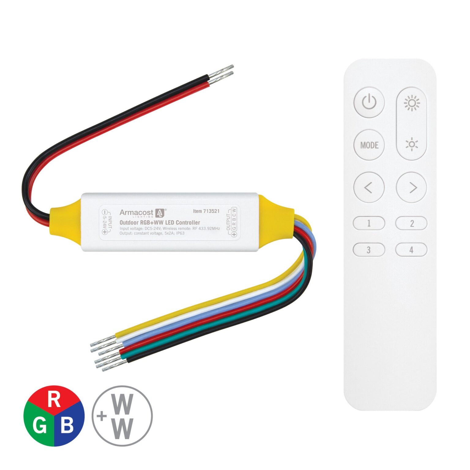 remote control for outdoor lighting details